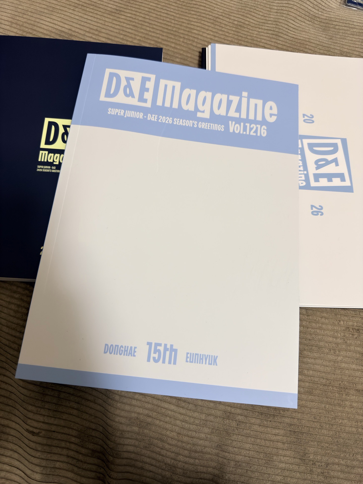 Super Junior D&E 2026年曆 （二手）