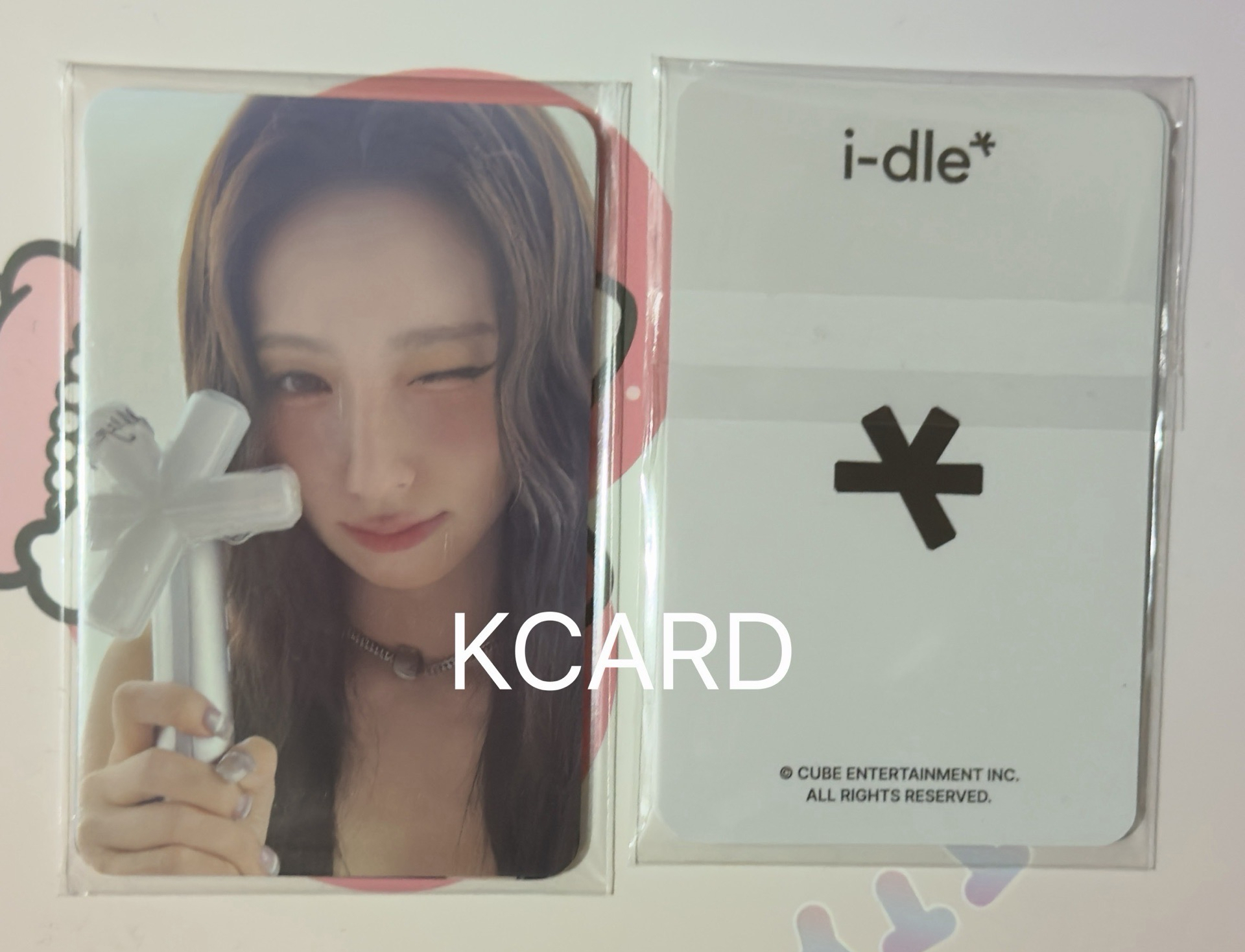 現貨 I-DLE 三代 手燈卡 一套五張未拆