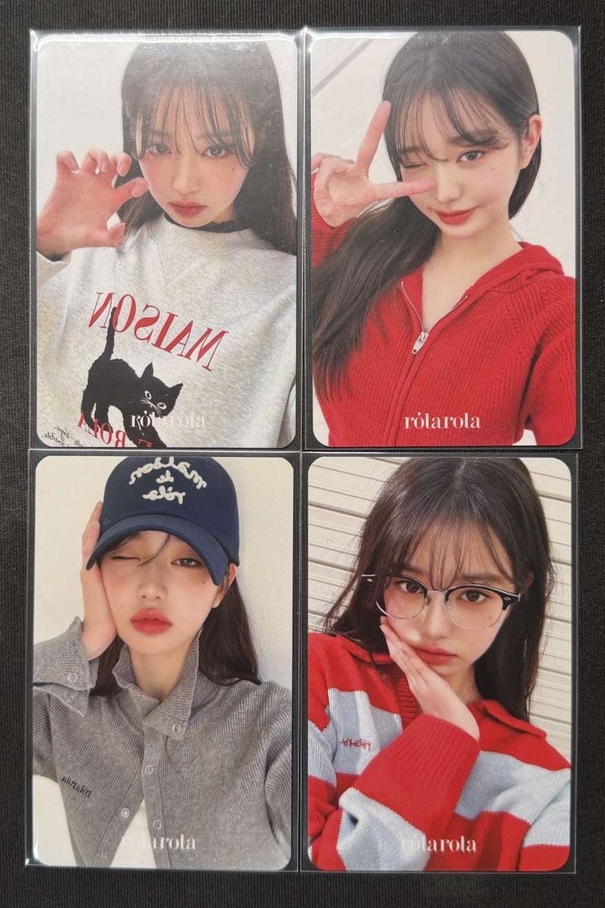 IVE rolarola 員 代言卡 set