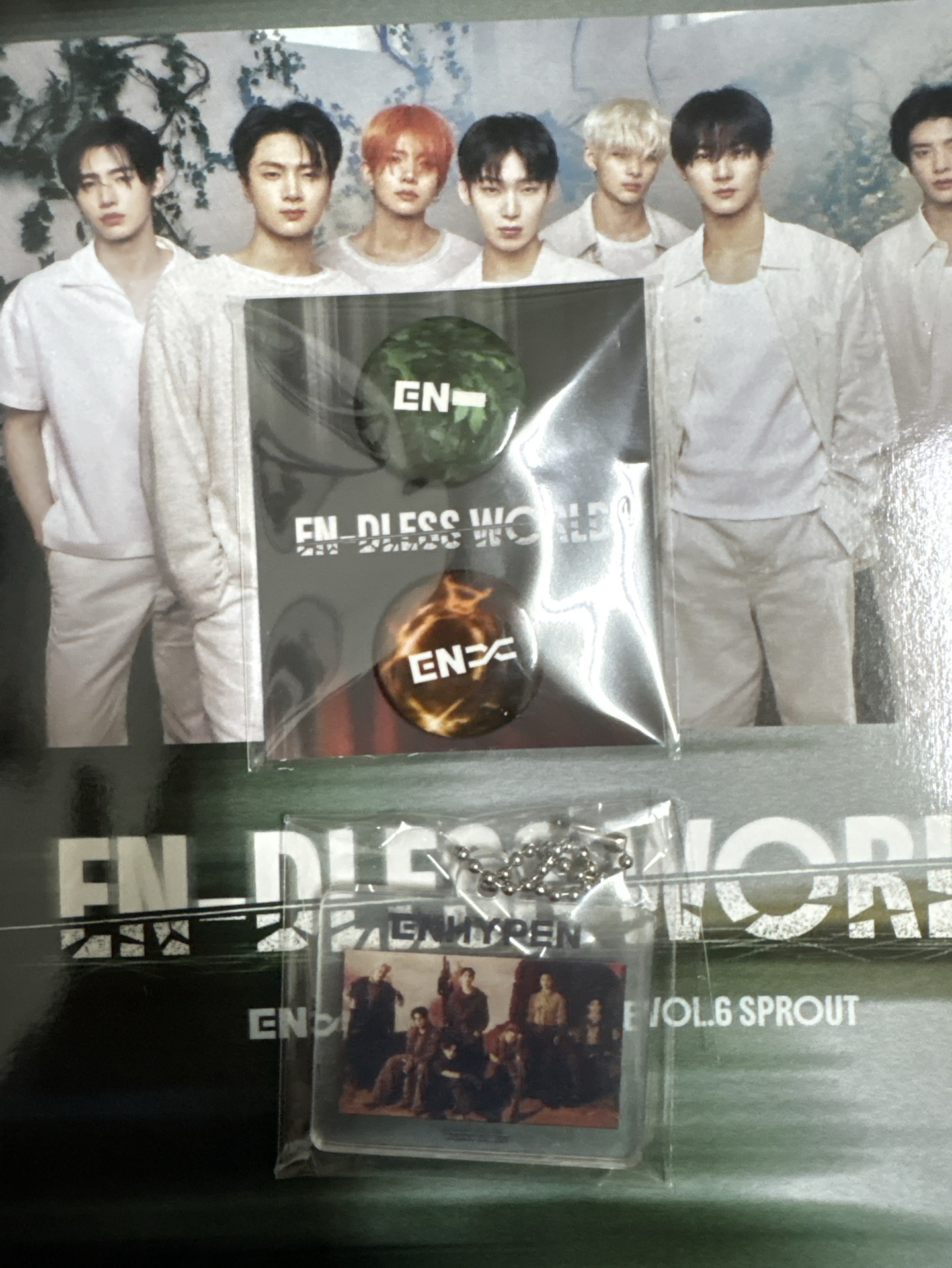 Enhypen 五期會員禮小吊飾跟勳章