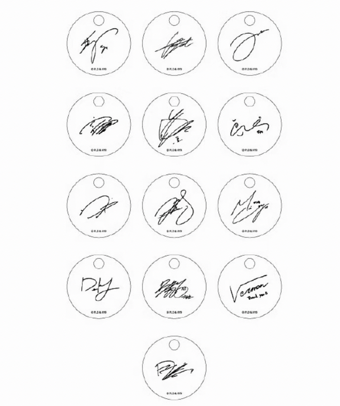 成員自製快閃吊飾