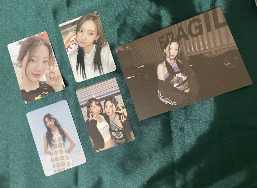 1元起標～LE SSERAFIM ANTIFRAGILE 小卡+明信片