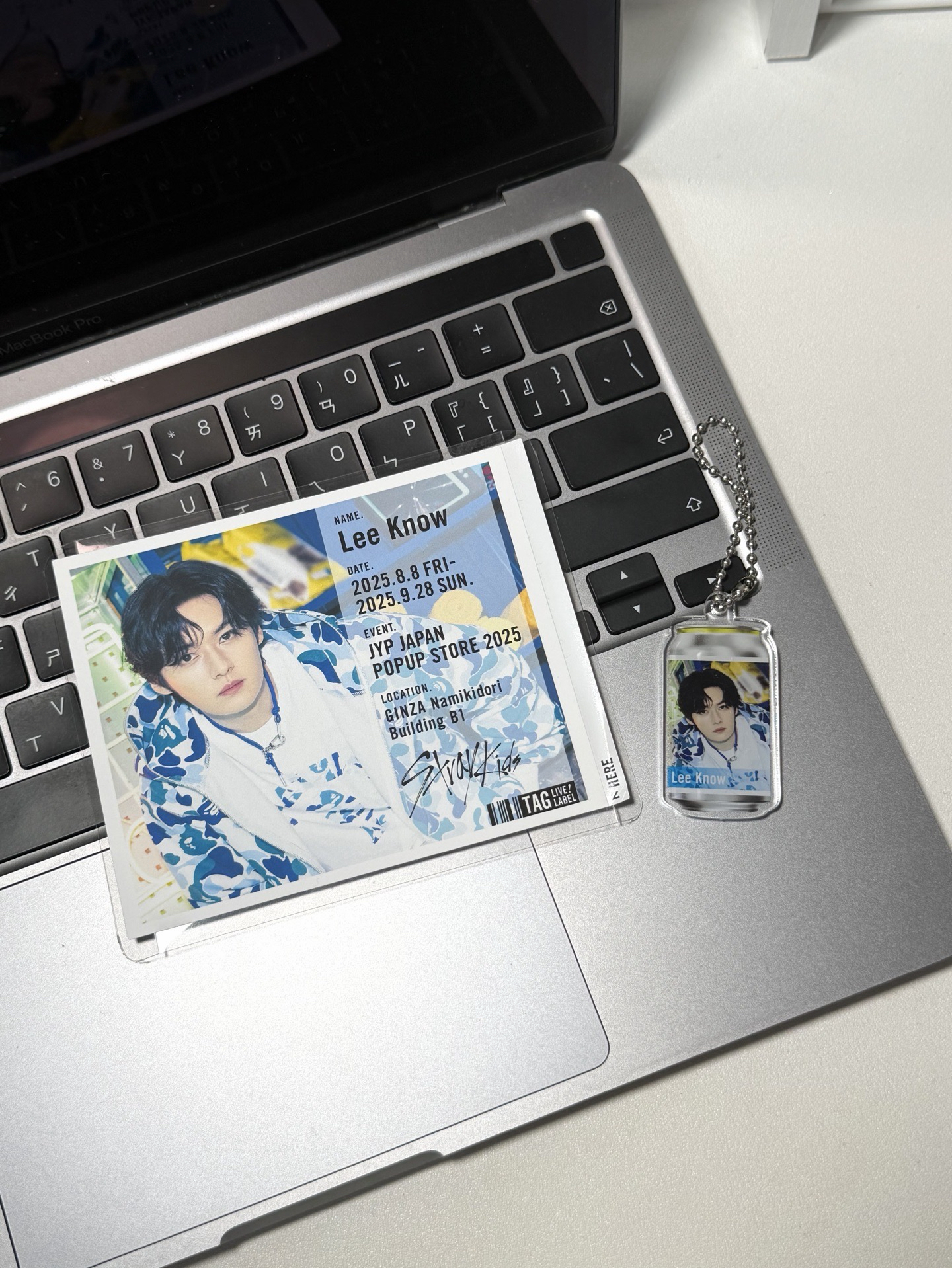 李旻浩 2025日本快閃飲料罐貼紙+吊飾