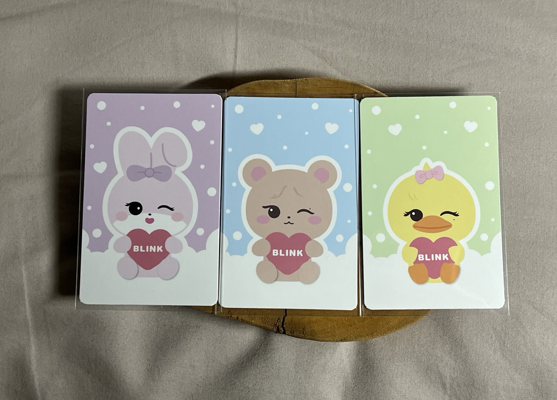 秀妮莎動物造型小卡🐰🐻🐥