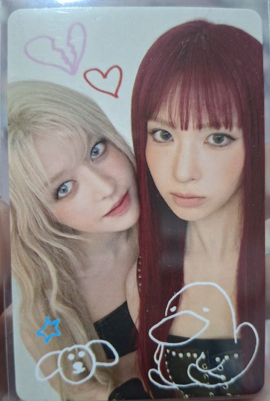 塔店莉裴雙人塗鴉卡