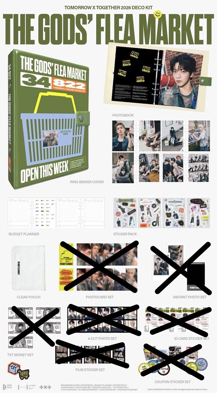 TXT 2026 Deco kit 固配