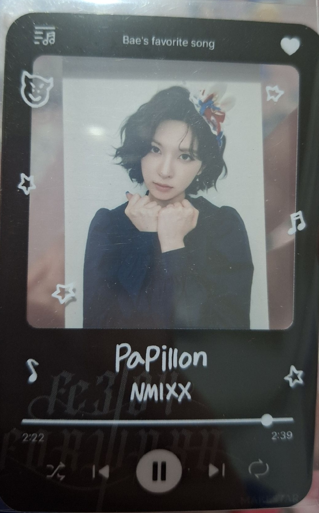 手寫透卡 適合放卡磚或展示