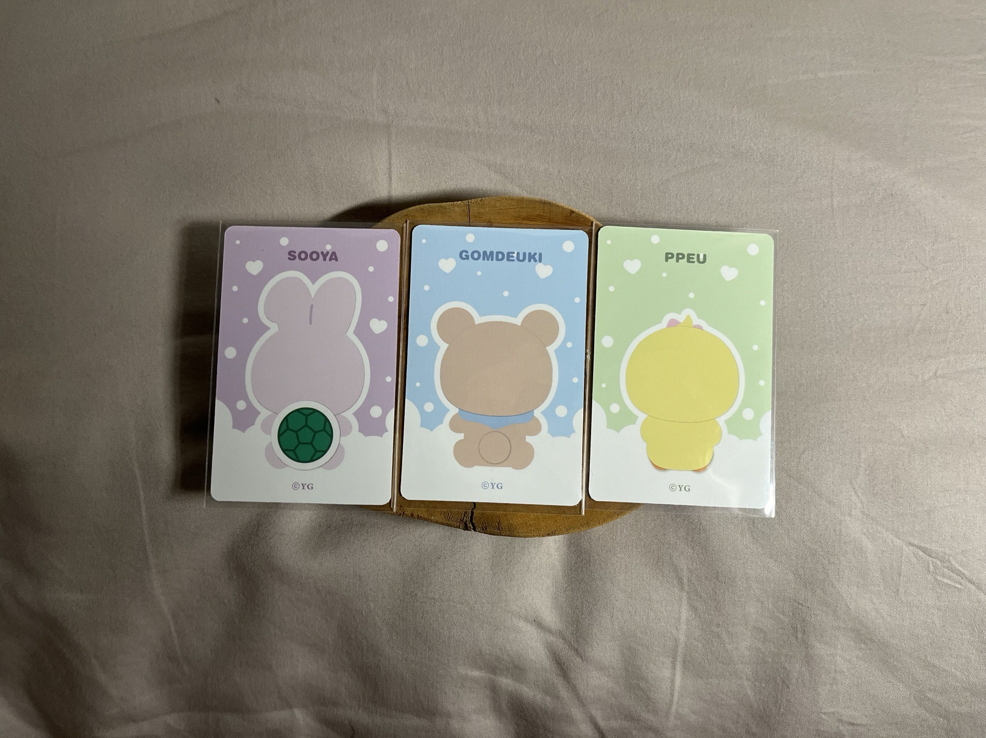 秀妮莎動物造型小卡🐰🐻🐥