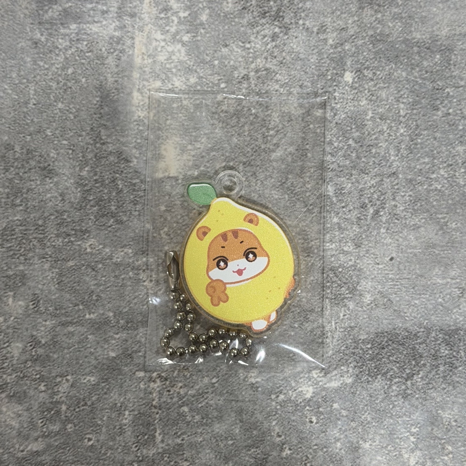 檸檬小動物吊飾