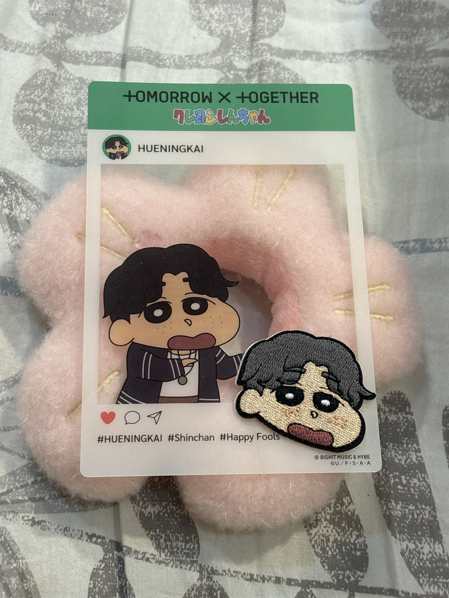 蠟筆小新聯名 刺繡布章 徽章+滿額透卡 休寧凱