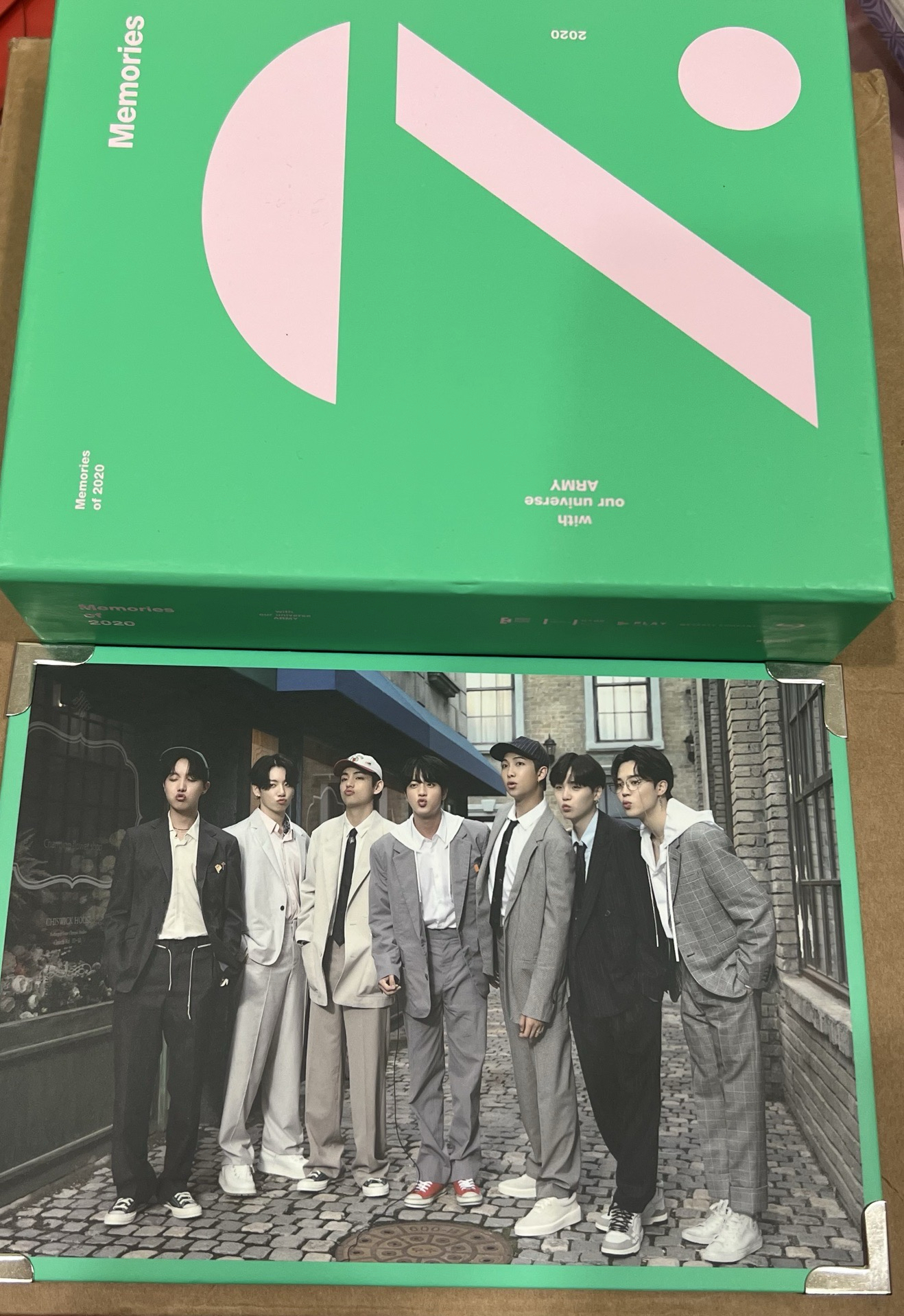 BTS 藍光回憶錄+相框