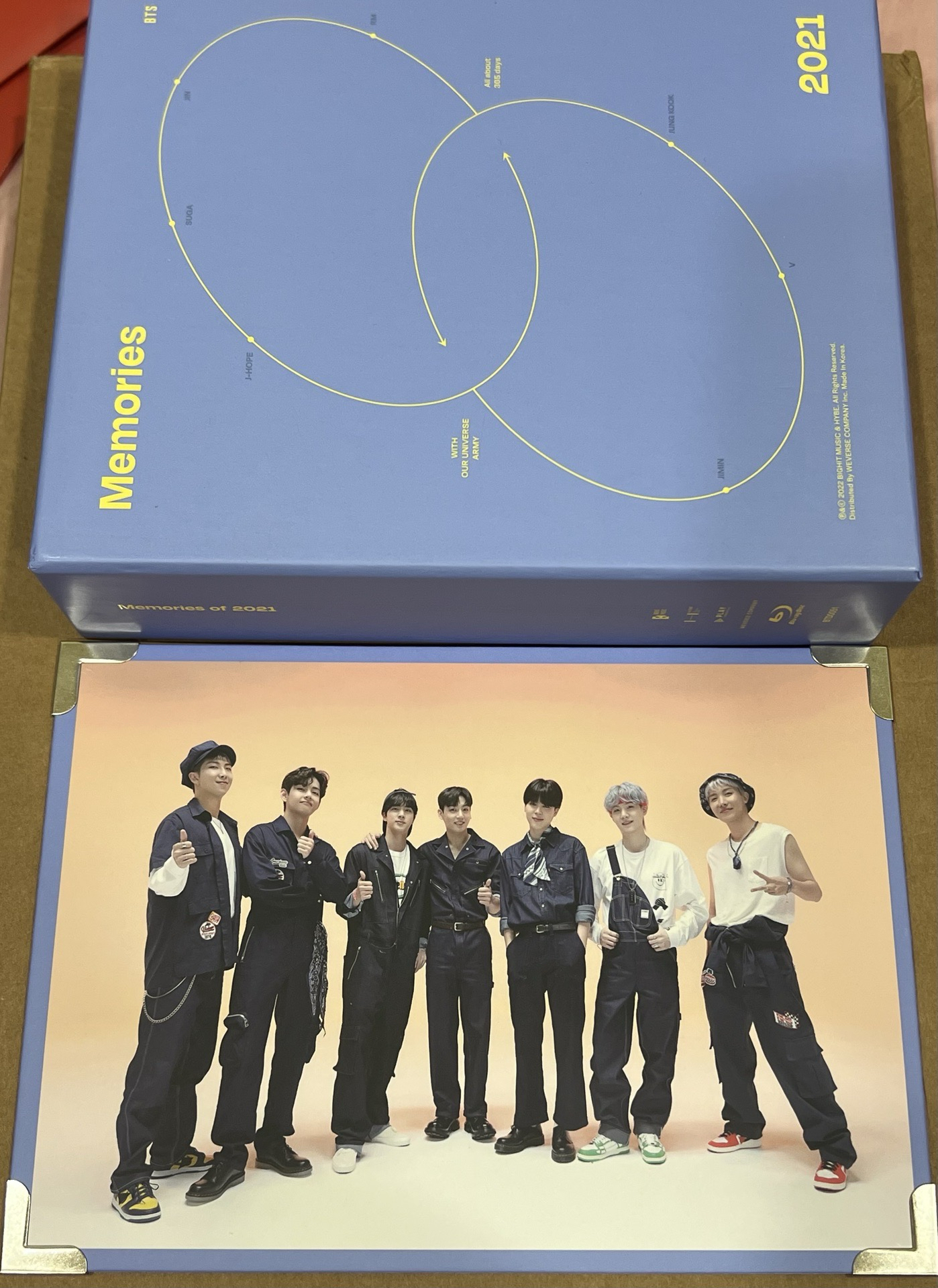 BTS 藍光回憶錄+相框