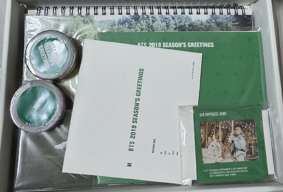 2019年曆（隨機物為碩珍，內容物皆未拆全新）