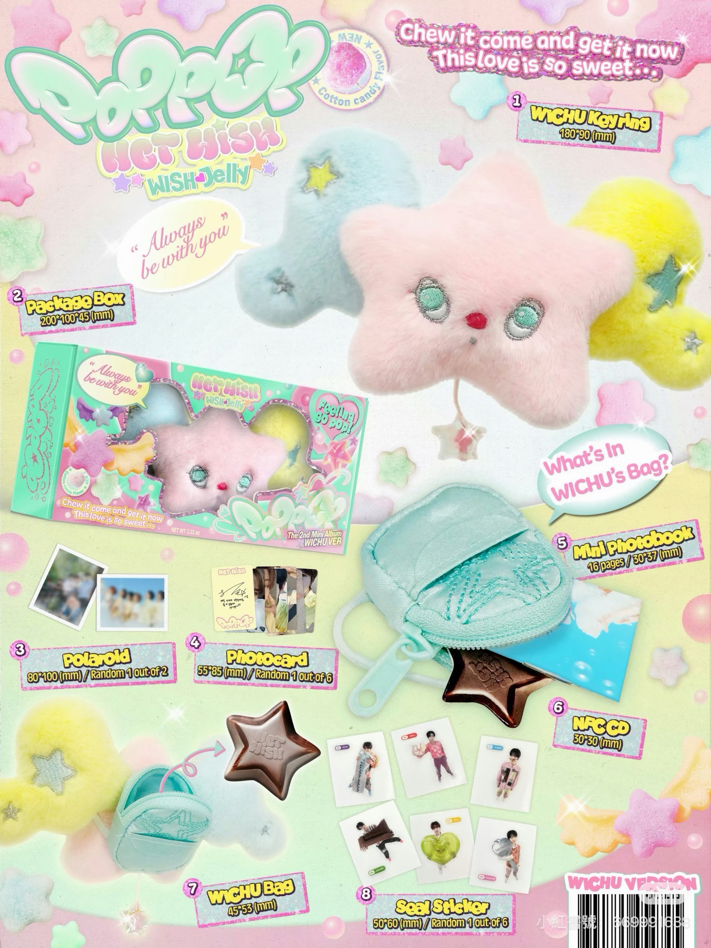 wish Popchu 已拆- yushi/ Sion 小卡