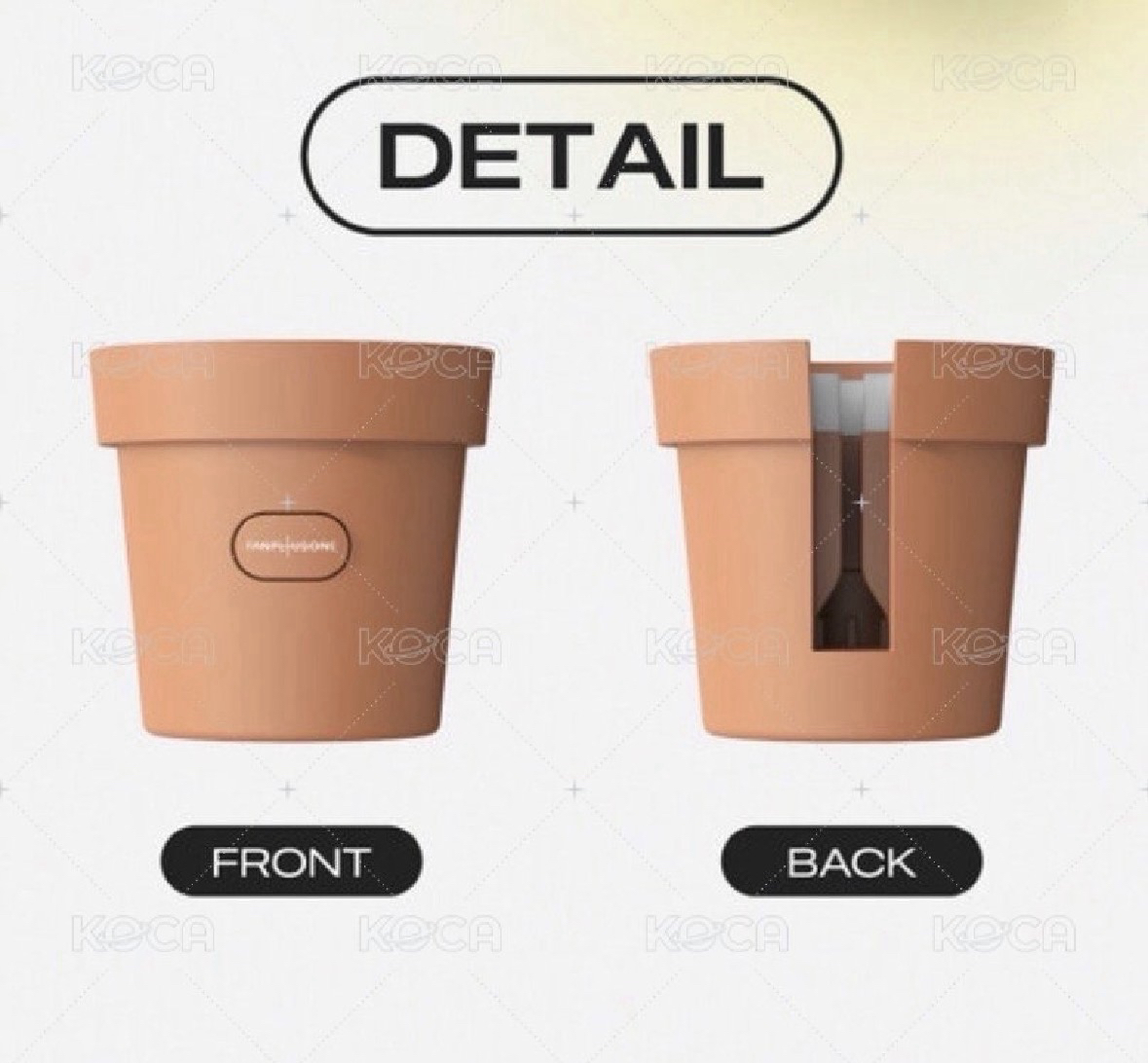 GD 小花手燈鑰匙圈+小盆栽組