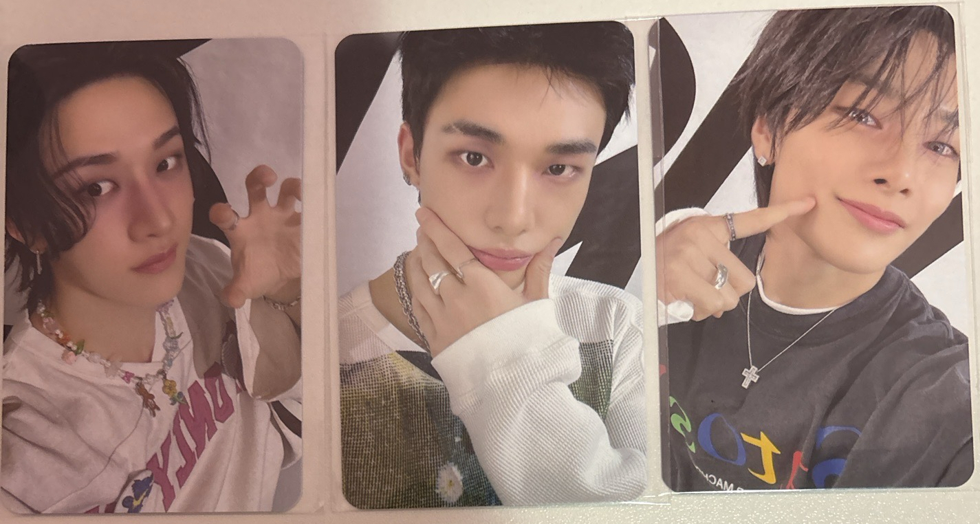 Stray kids 方燦 黃鉉辰 梁精寅 3rd 世巡安可快閃店 線上 滿額卡 