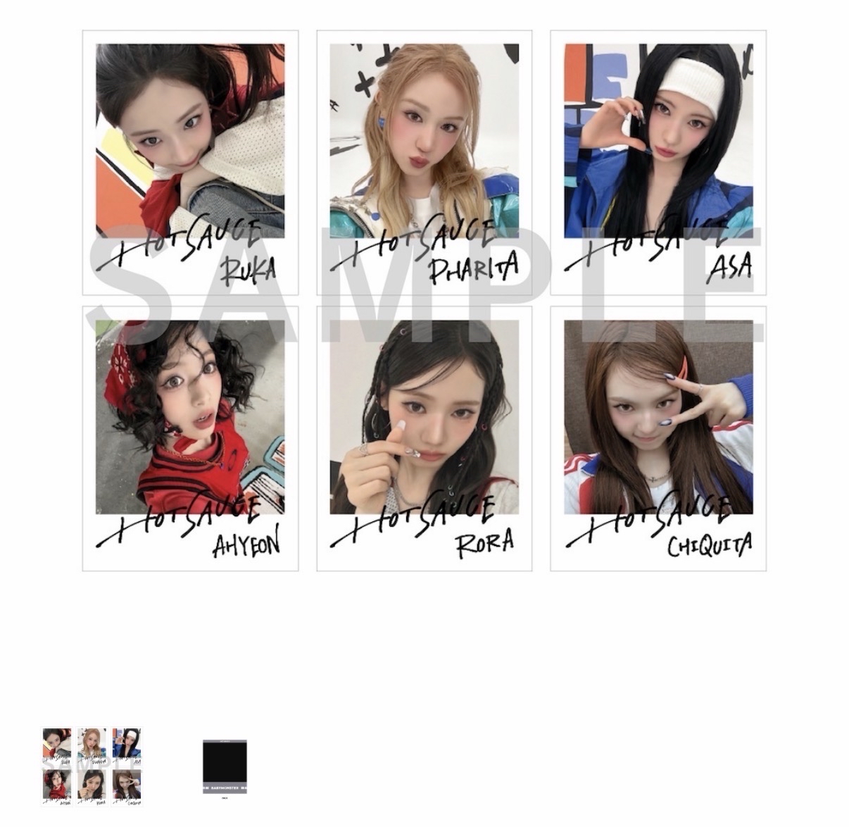 預購-HOT SAUCE拍立得（整組）