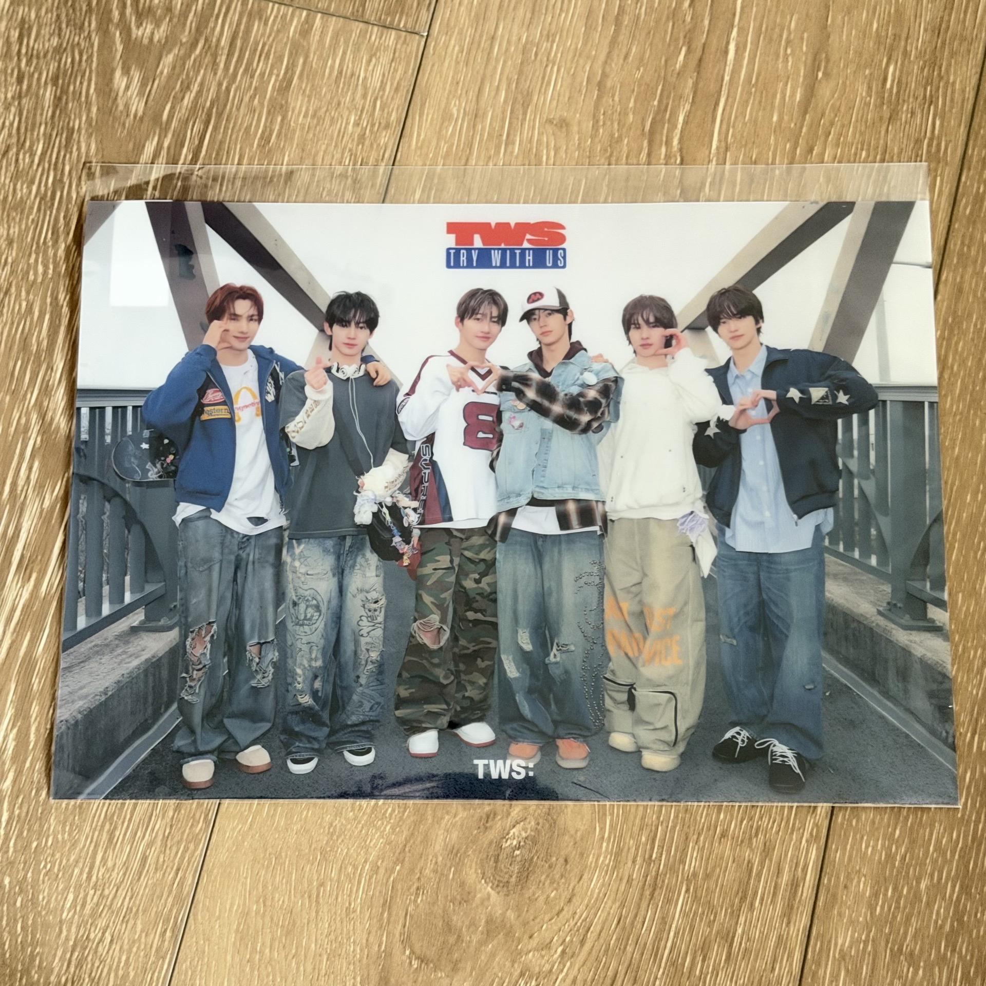 TWS 迷你三輯 日咖A4透明海報*在台秒發