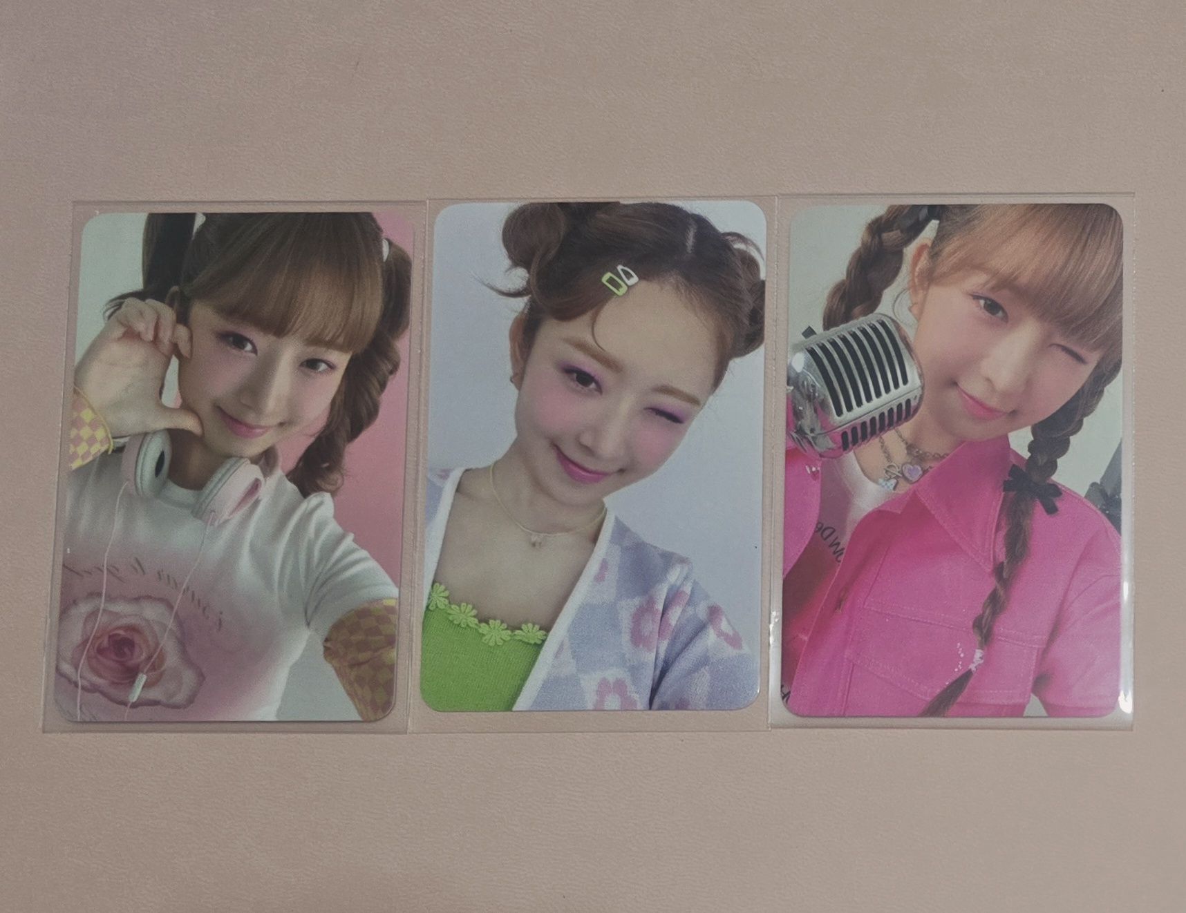 直井怜 REI PeachC 1.0代言卡 三張一起售（都有廠損，請參考圖2～4）