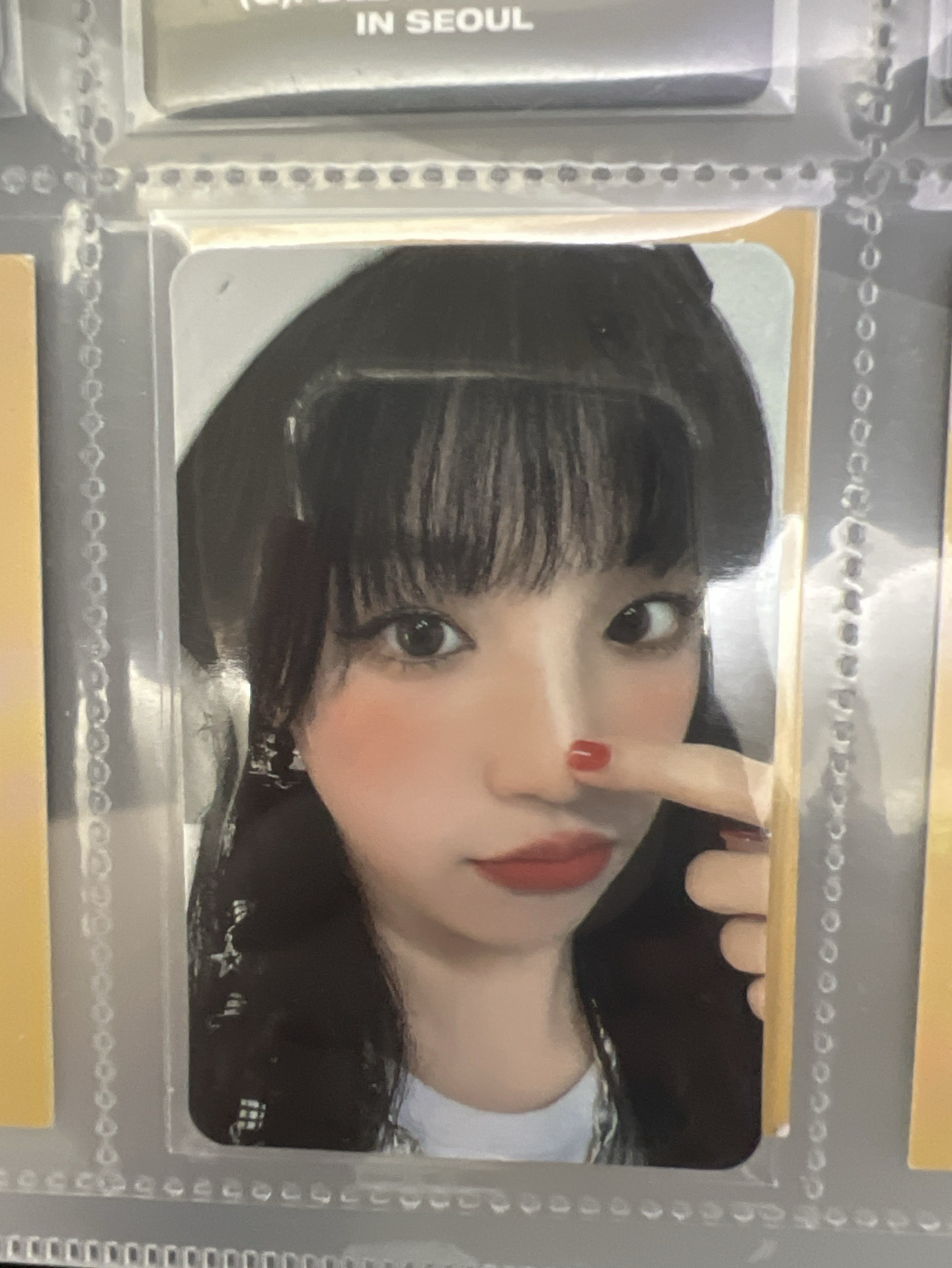 24’世巡演唱會 iDOL 隨機卡 叮咚鼻動作