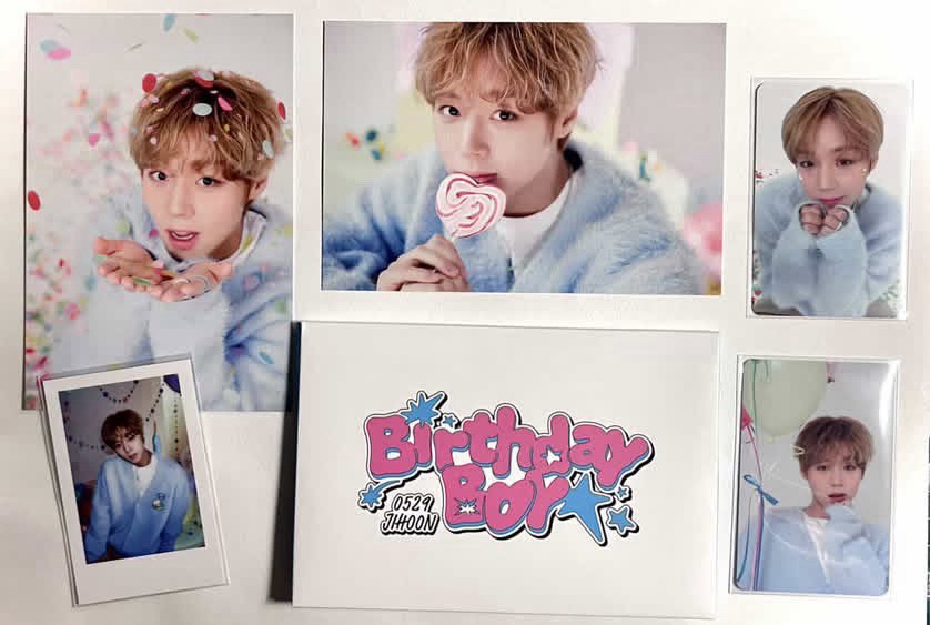 朴志訓 明信片+小卡