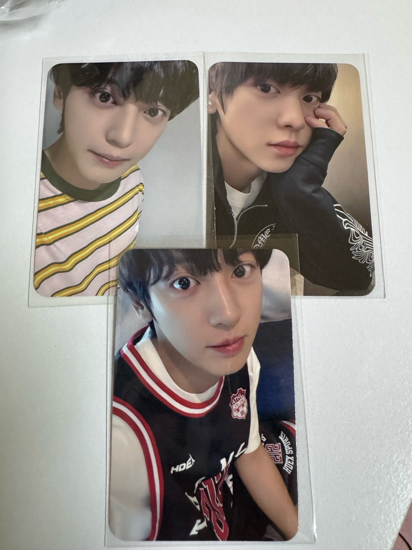 最後一組（三張） 