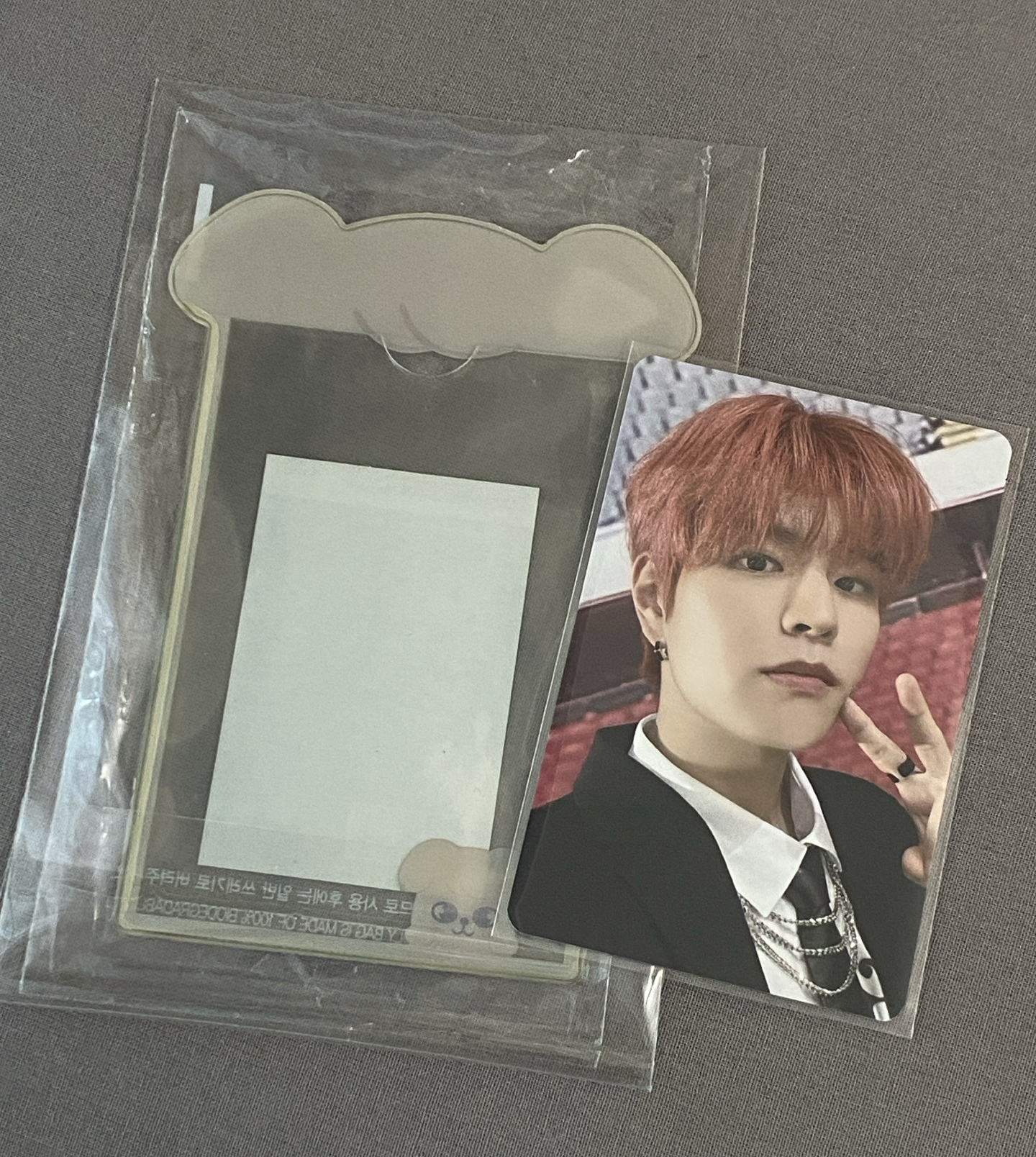 ⚐˒˒玟卡套（卡背是西裝帕皮 萌）