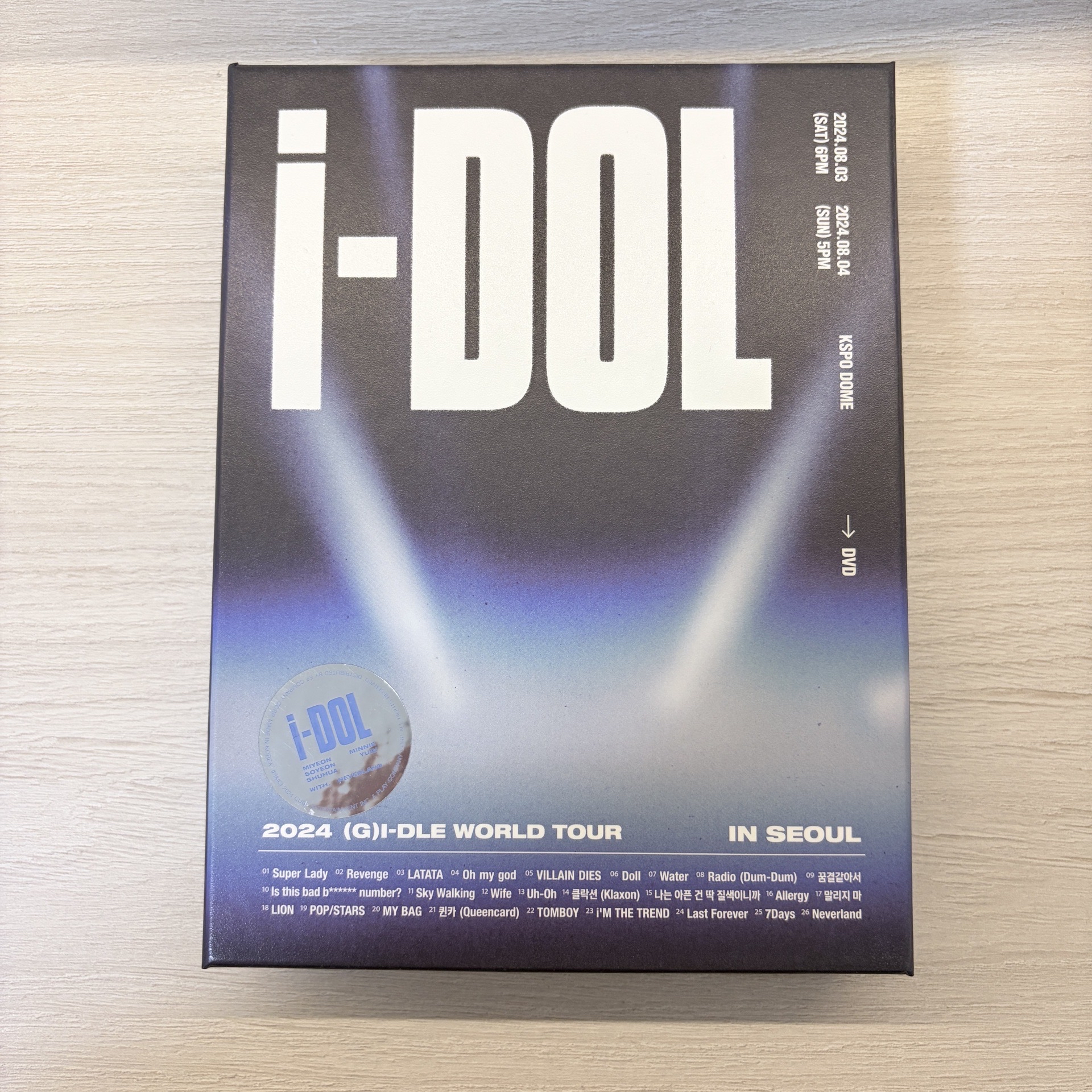 24世巡DVD版 僅拆