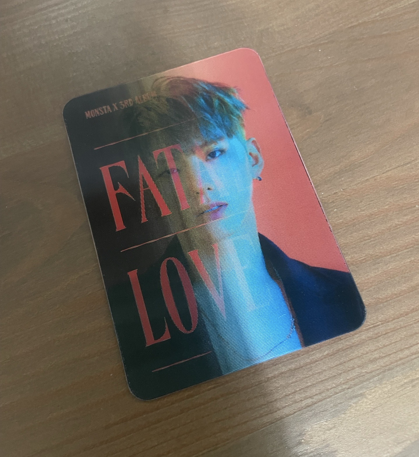 MONSTA X 柳基現 光柵變化卡