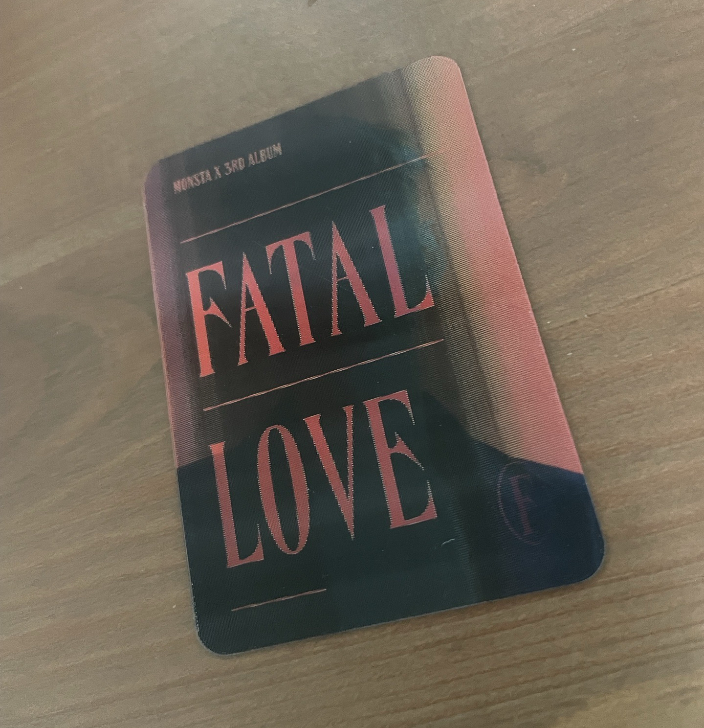 MONSTA X 柳基現 光柵變化卡