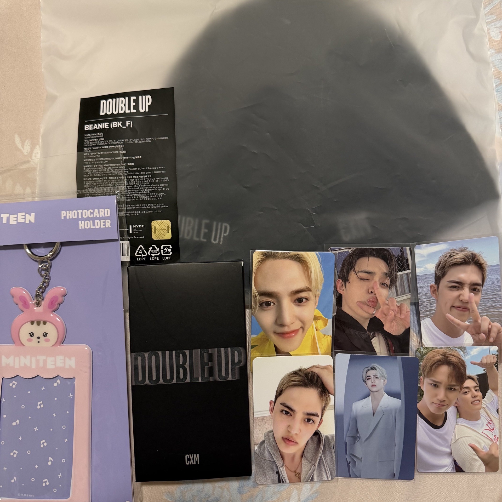 CxM毛帽+CxM卡套組+miniteen漢卡套+小卡
