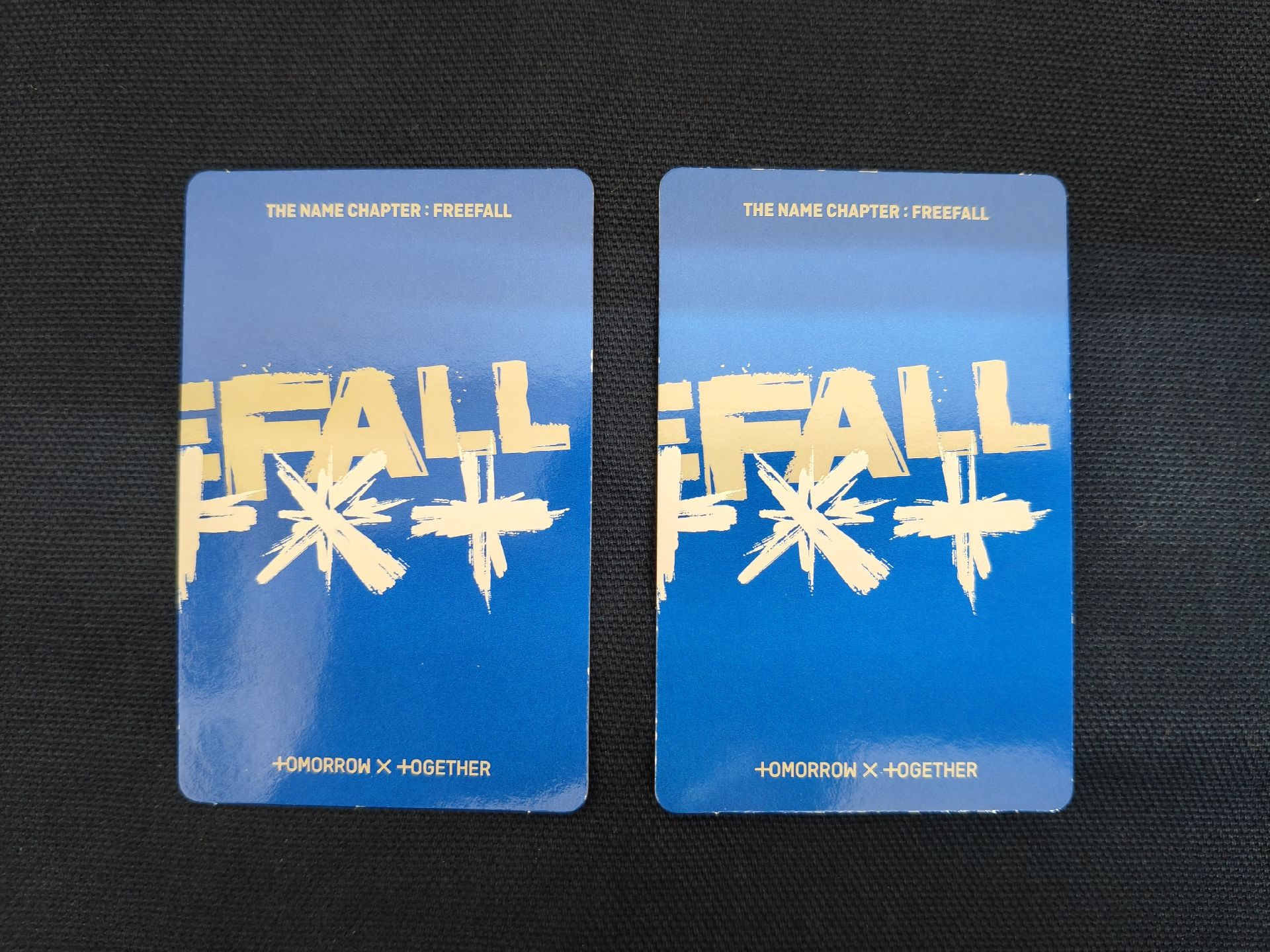 TXT 正規三輯 FREEFALL 電子專 小卡 然竣 杋圭 圖上兩張一起售