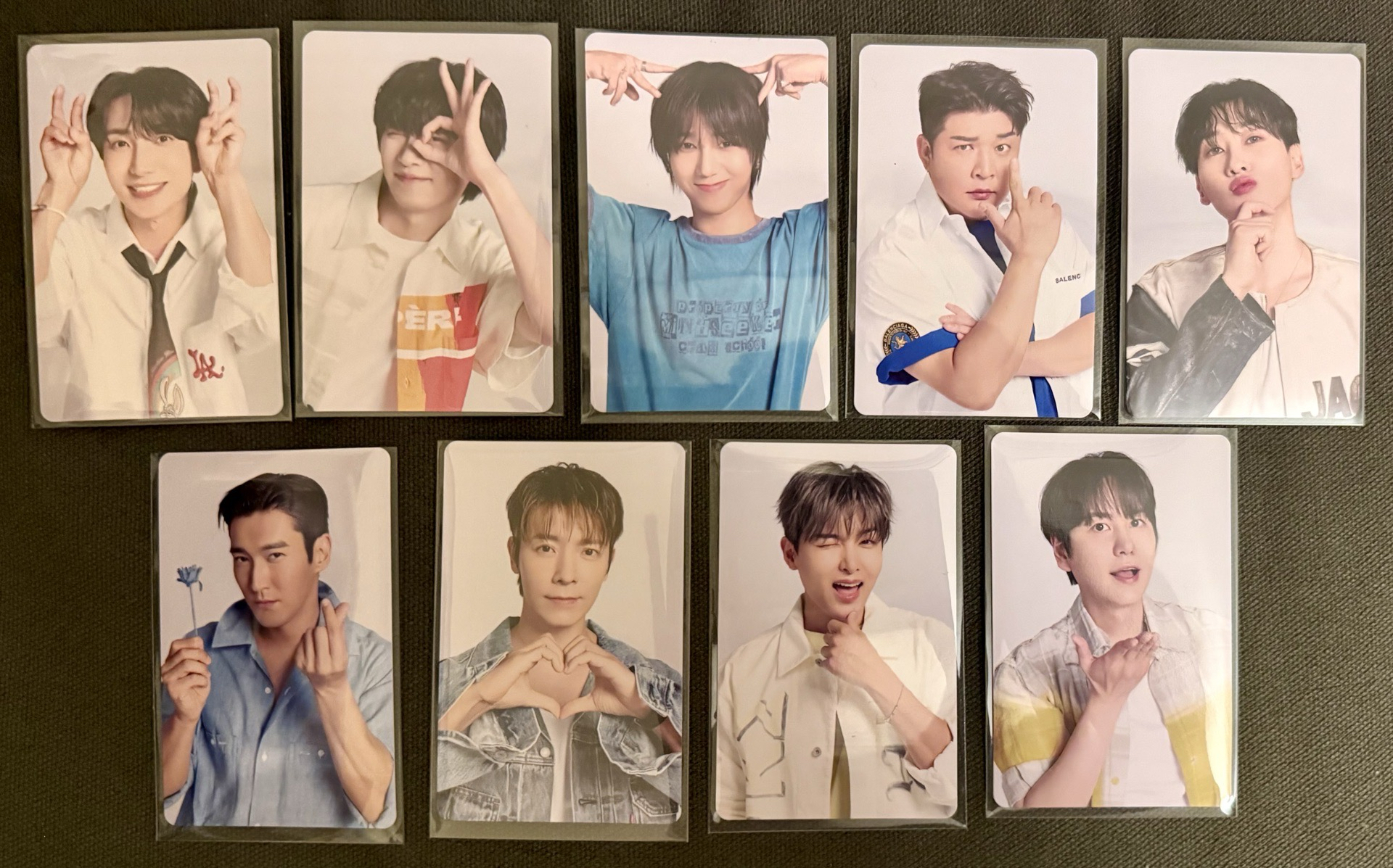 SK Market 滿額卡 全套 9張 利特希澈藝聲神童銀赫始源東海厲旭圭賢