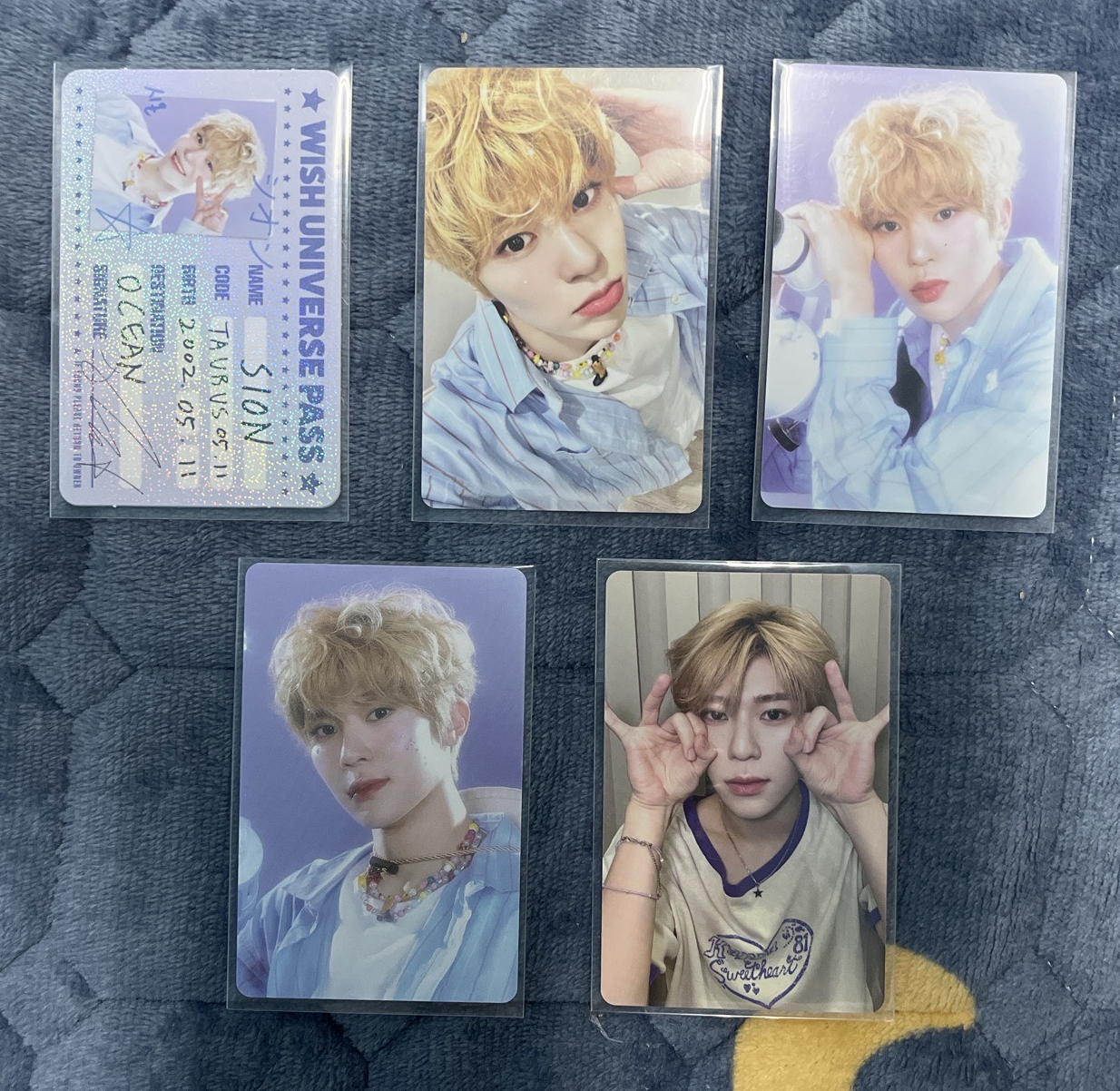 NCT WISH 2025台歷 sion小卡