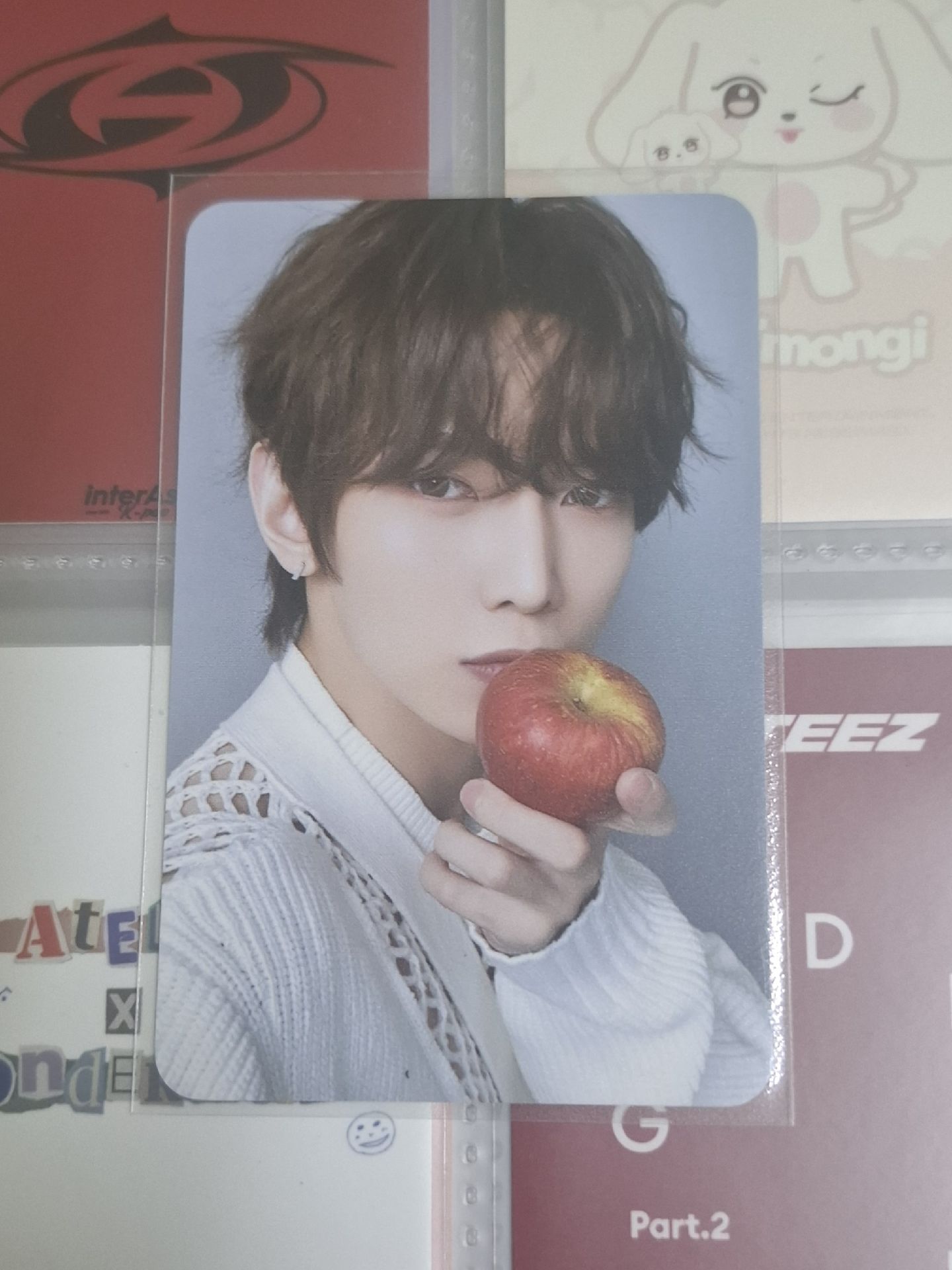 你好我吃一顆蘋果 小尚手繪卡背