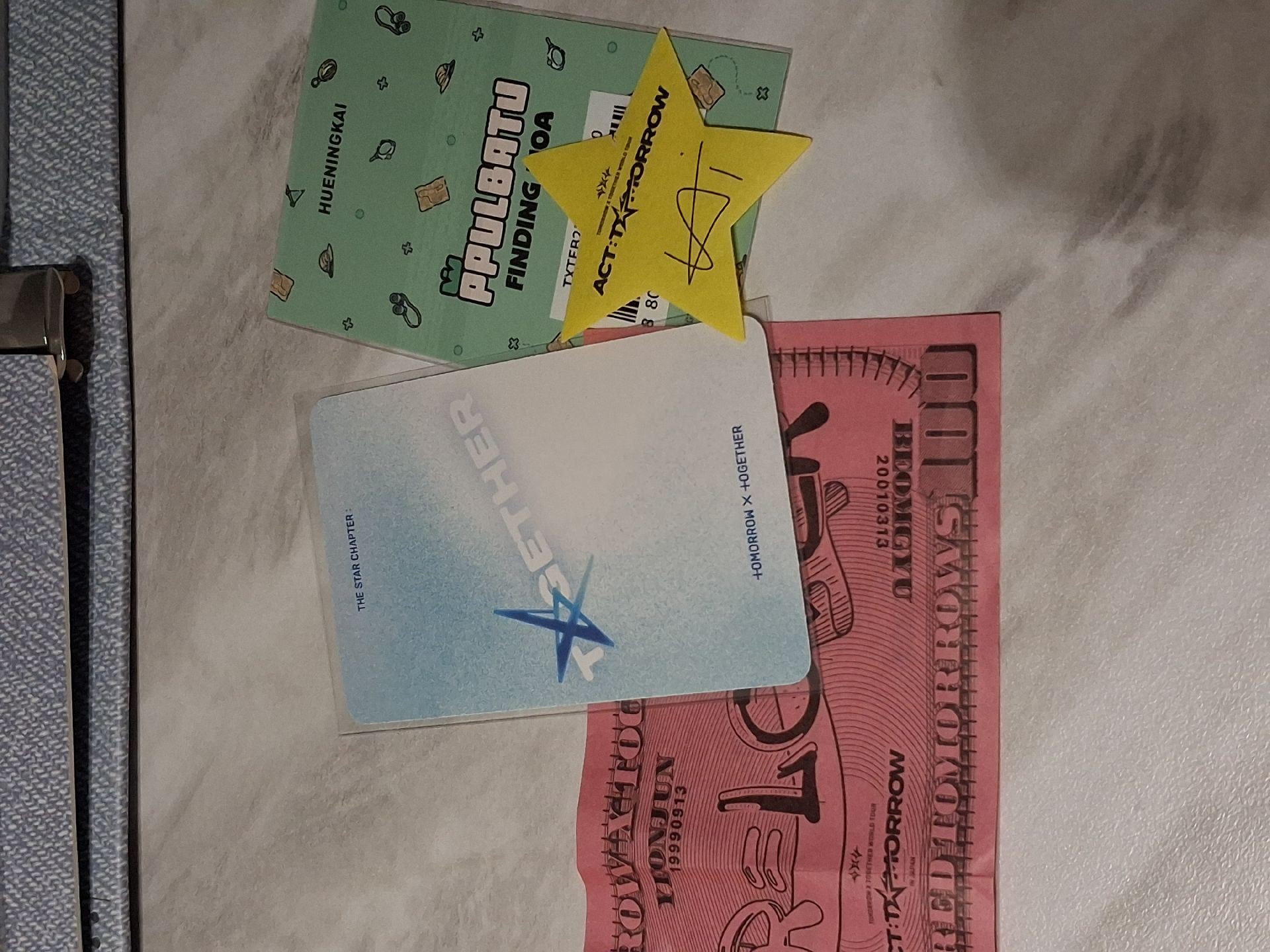 TXT 休寧凱 正四專輯卡 贈送台北場星星、紙鈔