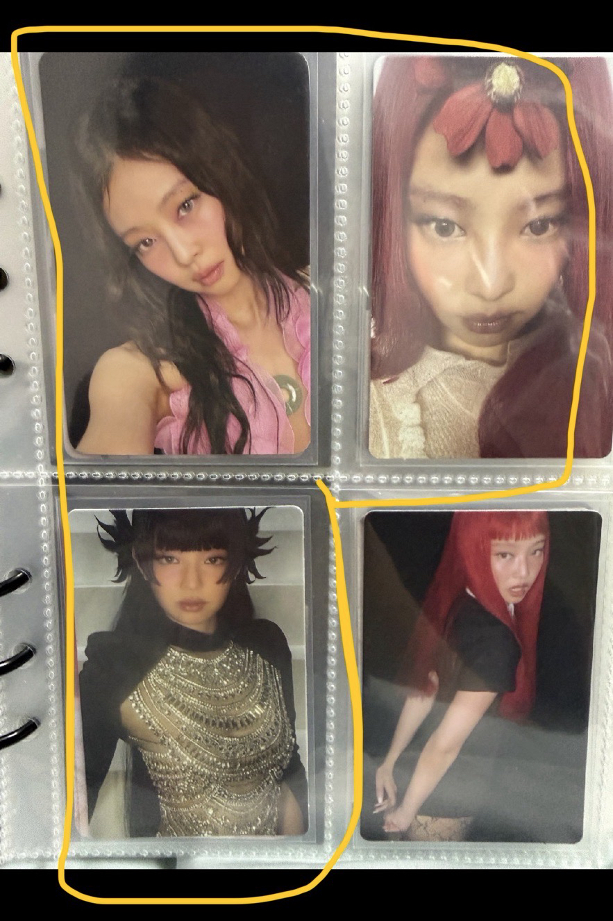 Jennie ruby專卡*2 + MS預售特典