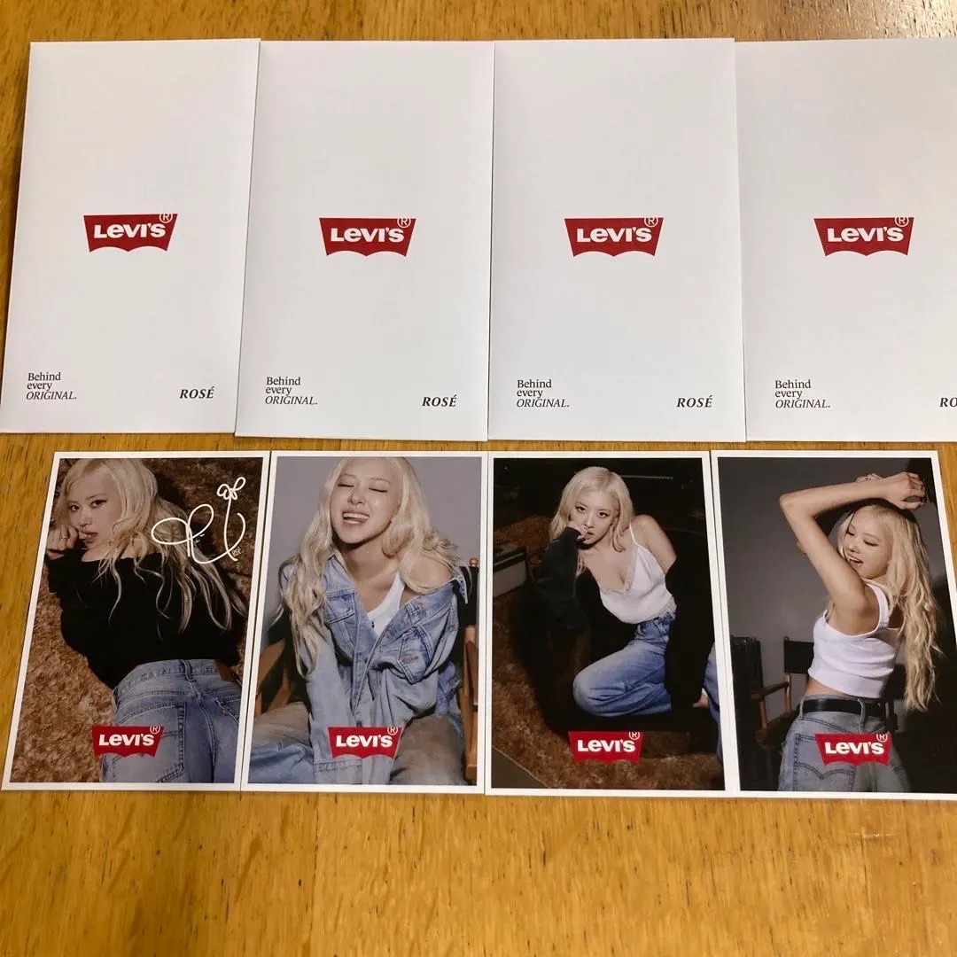 Rosé x Levi’s 代言卡