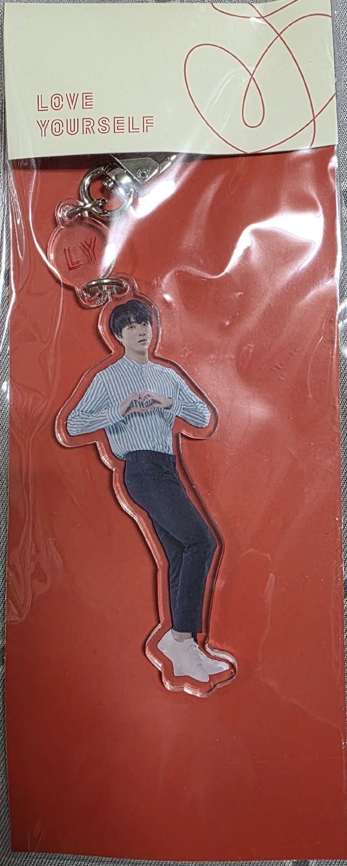 LY鑰匙圈 柾國（全新，僅拆檢）