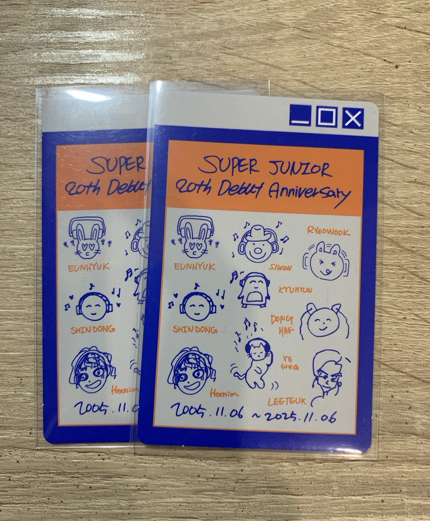 20週年 幸運卡包 團體固卡