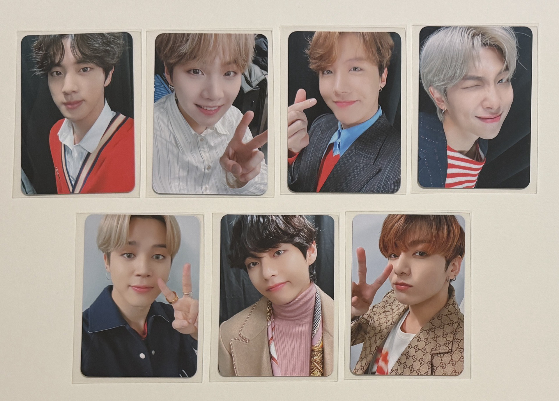 BTS SE特別版手燈小卡一組（7張）