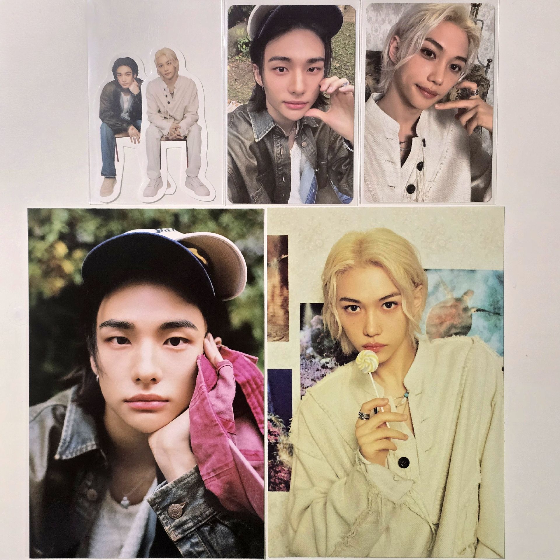 Stray Kids 4期 會員禮卡+貼紙+明信片 辰菲CP