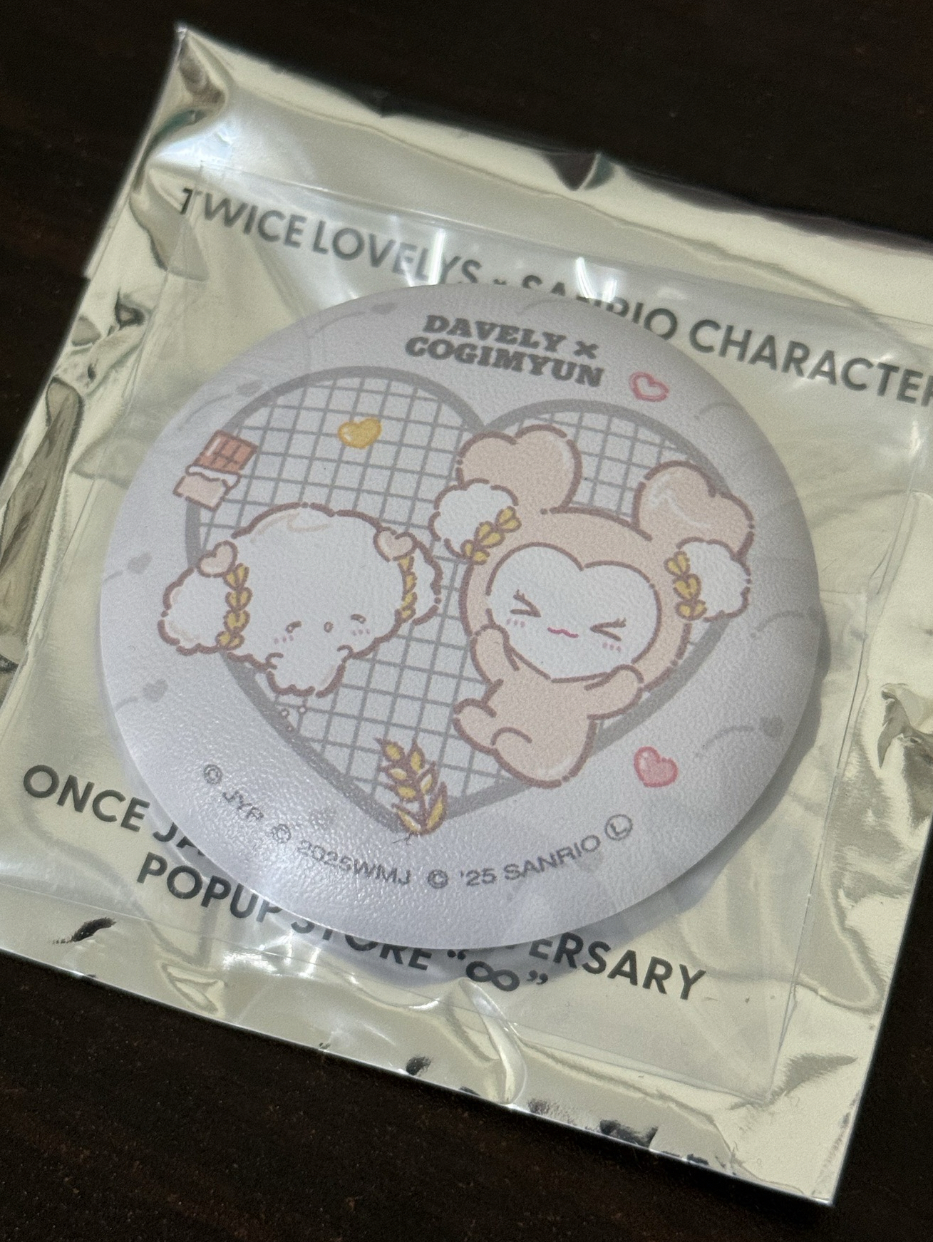 TWICE 三麗鷗聯名 JYP JAPAN 徽章 多賢