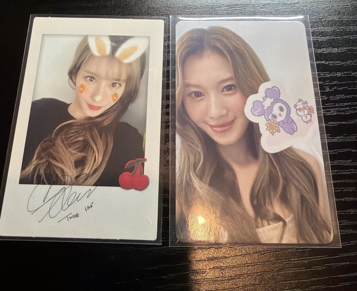 Twice 迷11 特典卡 幸運卡 Sana 電話紗