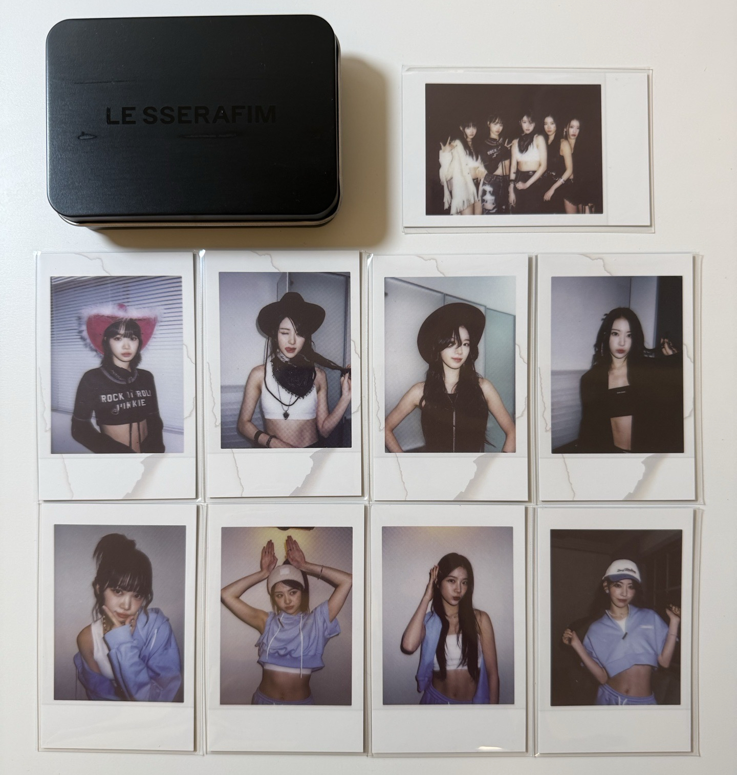 LE SSERAFIM | UNFORGIVEN 周邊卡 鐵盒拍立得（都沒有恩採）
