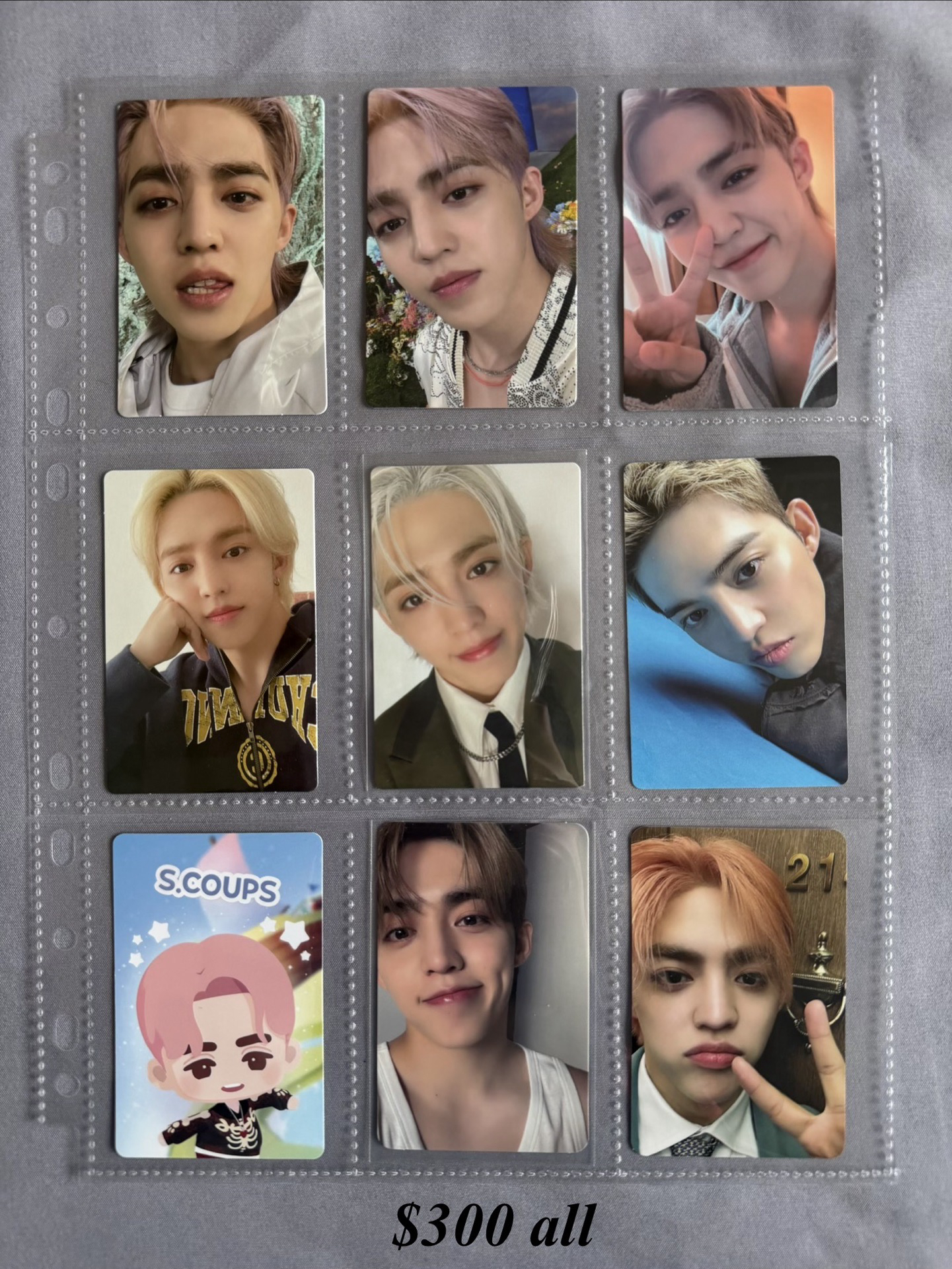 Seventeen 專卡盤出（哲漢秀榮圓奎）