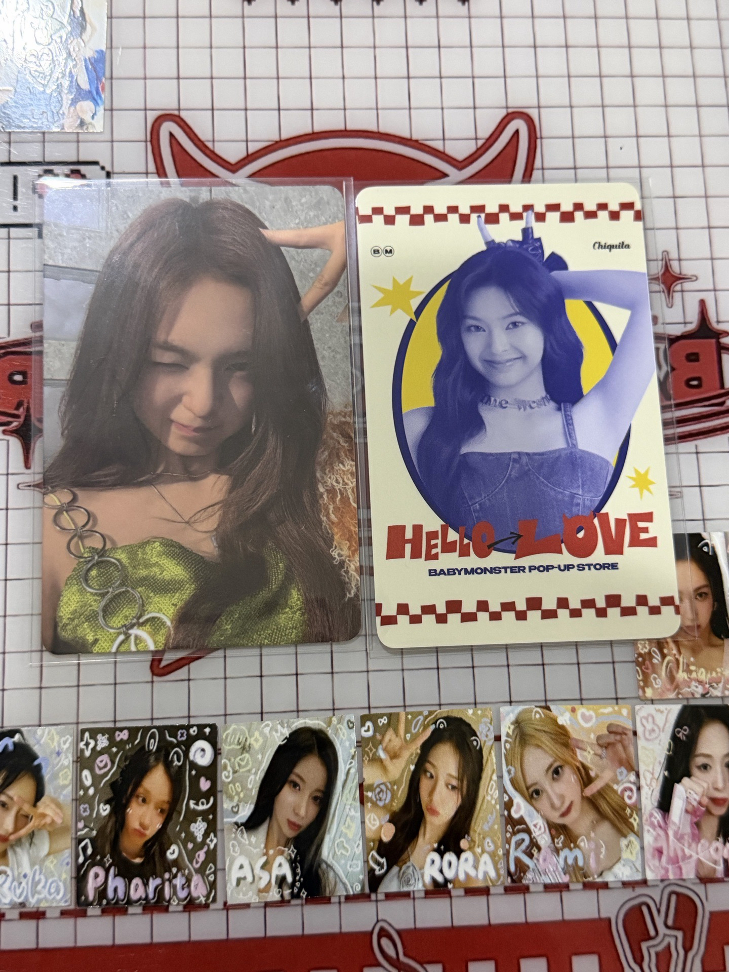 美網柒、日本快閃隨機卡柒兩張