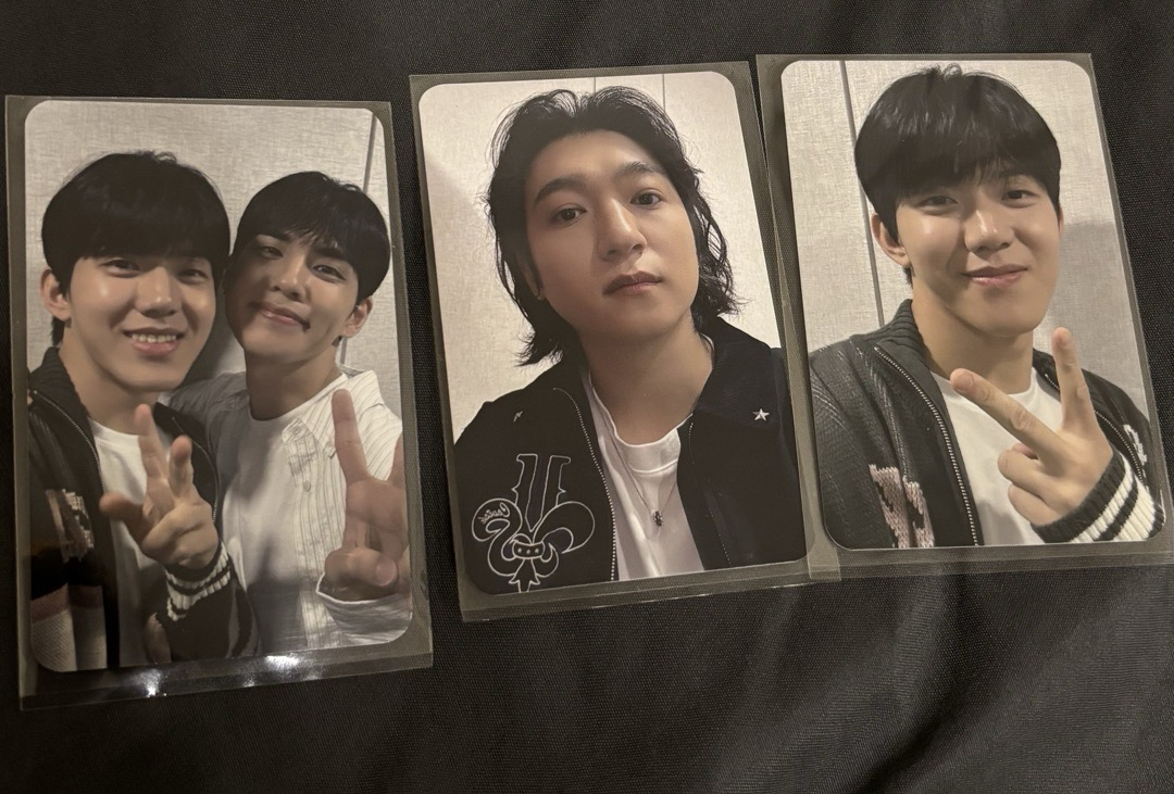 DAY6 DOWOON WONPIL SUNGJIN 小卡 坐娃