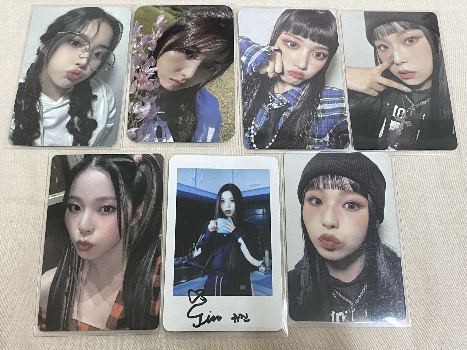 NMIXX  KYUJIN JIWOO 簽售特典卡