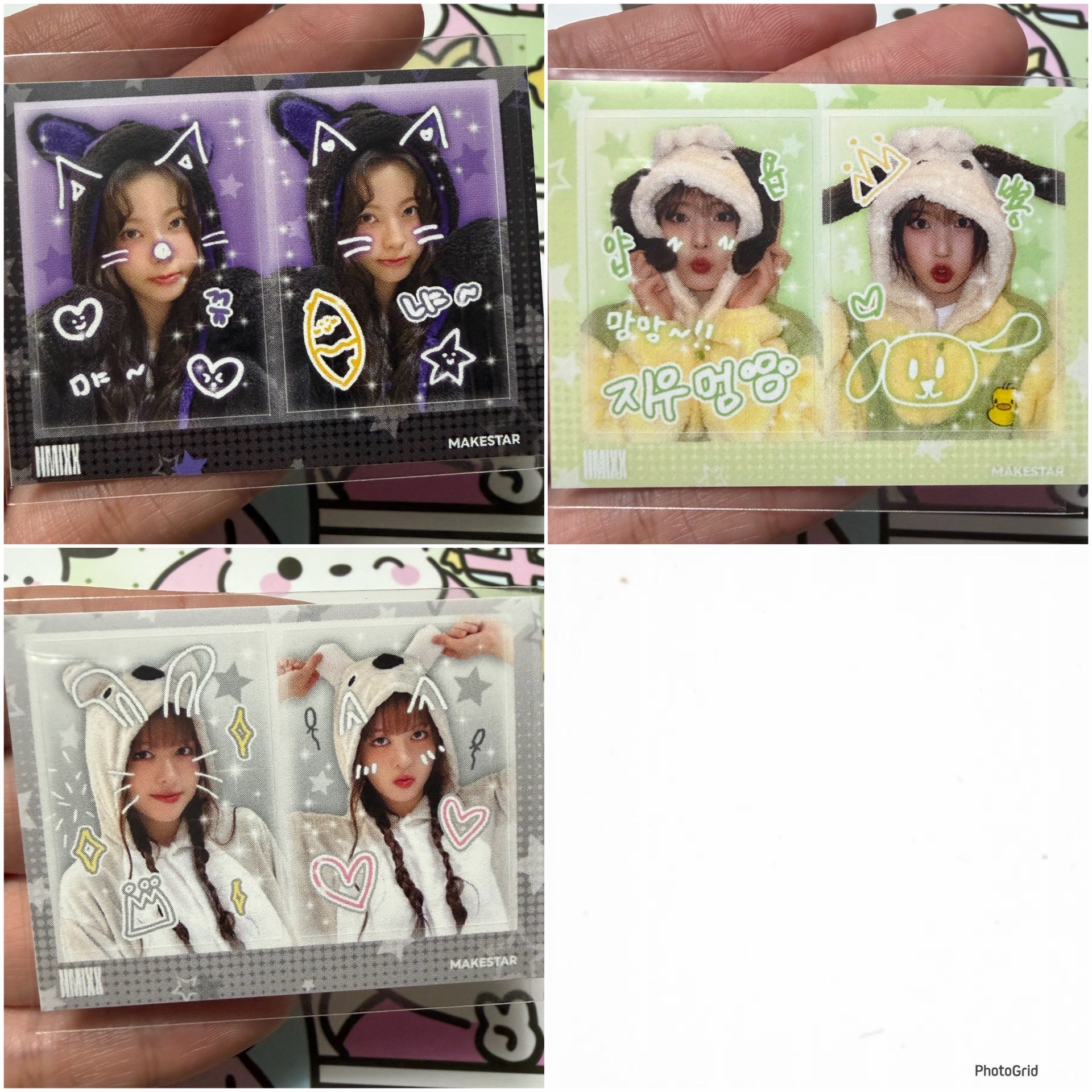 ⭐️FORWARD 動物睡衣 二宮格貼紙